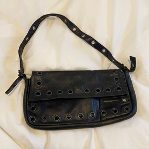Vintage Bebe genuine leather shoulder bag